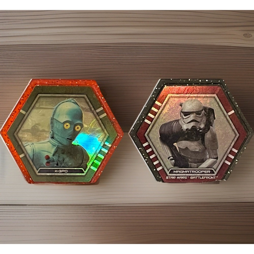 Topps Star Wars Battlefront Galactic Connexions Storm Trooper K-3PO Game Discs